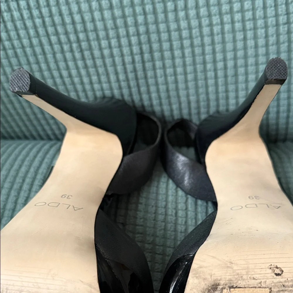 Elegant Black Slingback Heels 5”, Aldo Used - Picture 11 of 16